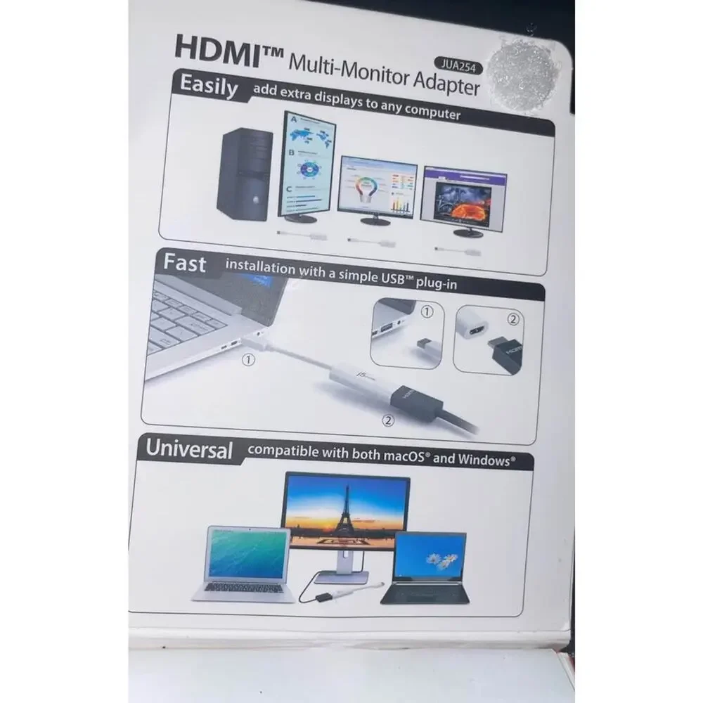 NEW! j5create - USB to HDMI Multi-Monitor Adapter